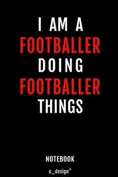 Notebook for Football Players / Footballer: awesome handy Note Book [120 blank lined ruled pages]