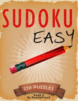 Paperback Sudoku easy - Large print Sudoku Puzzles For Adults book 4: Over 200 Fun And Easy Sudoku Puzzles. Answers to puzzles Included [Large Print] Book