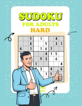 Paperback Sudoku for Adults Hard: Sudoku Puzzles for Adults, Hard Level with Full Solutions, Best Activity Game for Smart Experts & Seniors With Solving Book