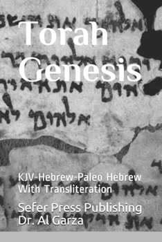 Paperback Torah Genesis: KJV-Hebrew-Paleo Hebrew Book