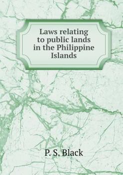 Paperback Laws relating to public lands in the Philippine Islands Book
