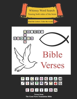 Whimsy Word Search Coloring Book, Bible Verses, Calendar, Pictograms