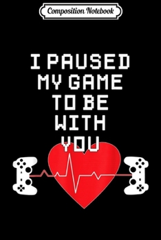 Paperback Composition Notebook: Gamer Valentine's Day Video Game Love Heart Gift Journal/Notebook Blank Lined Ruled 6x9 100 Pages Book
