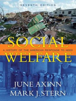 Paperback Social Welfare: A History of the American Response to Need Book