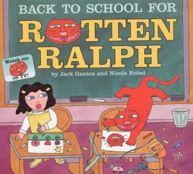 Hardcover Back to School for Rotten Ralph Book