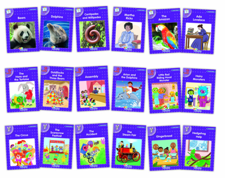 Core Purple Readers Complete Set (18 Books): In Print Letters