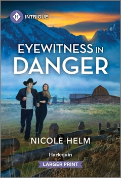 Mass Market Paperback Eyewitness in Danger [Large Print] Book