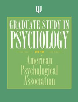 Paperback Graduate Study in Psychology Book