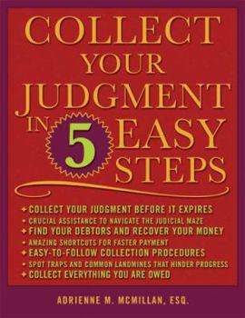 Paperback Collect Your Judgment in 5 Easy Steps Book