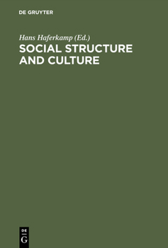 Hardcover Social Structure & Culture Book