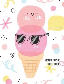 Graph Paper Notebook: Ice Cream Shades