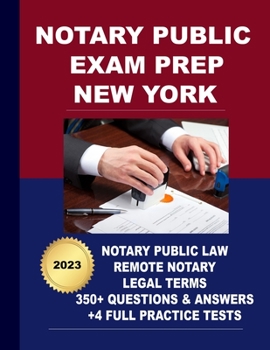 Paperback Notary Public Exam Prep New York: Featuring the powerful Question and Answer (Socratic Method) Speed Learning Book