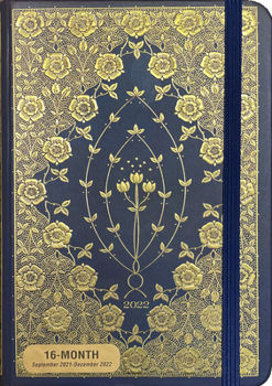 Calendar 2022 Gilded Rosettes Weekly Planner (16-Month Engagement Calendar) Book