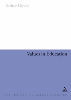 Hardcover Values in Education Book