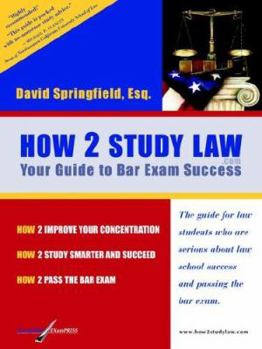 Paperback How 2 Study Law Book