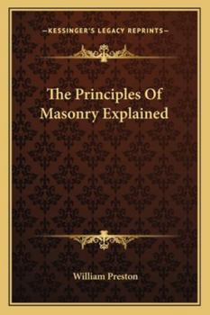 Paperback The Principles Of Masonry Explained Book