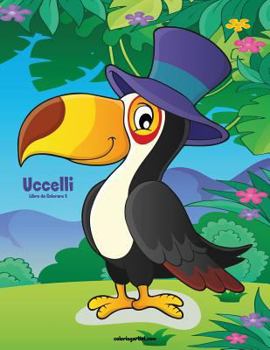 Paperback Uccelli Libro da Colorare 5 [Italian] Book