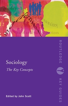 Paperback Sociology: The Key Concepts Book