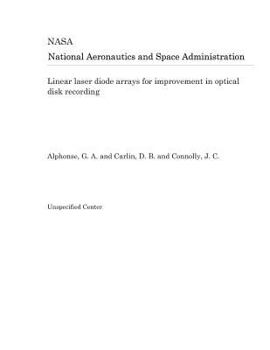 Paperback Linear Laser Diode Arrays for Improvement in Optical Disk Recording Book