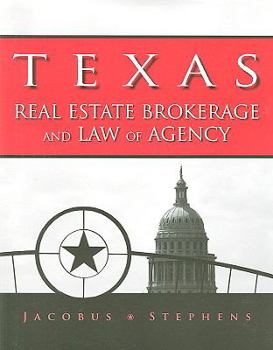 Paperback Texas Real Estate Brokerage and Law of Agency Book