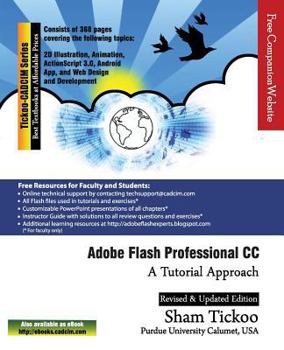 Paperback Adobe Flash Professional CC: A Tutorial Approach Book