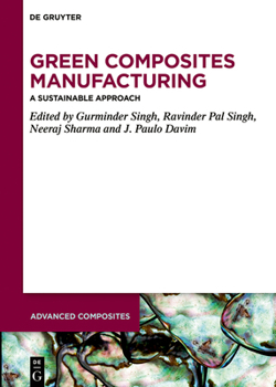 Hardcover Green Composites Manufacturing: A Sustainable Approach Book
