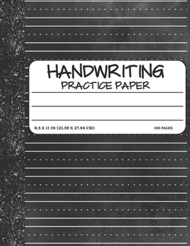 Paperback Handwriting Practice Paper: Dotted Mid-lines Uppercase and Lowercase Writing Sheets Notebook For Kids (Kindergarten To 3rd Grade Students) Book