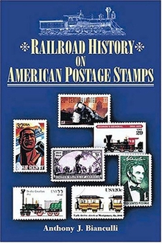 Paperback Railroad History on American Postage Stamps Book