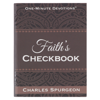 Paperback One Minute Devotions: Faith's Checkbook Book