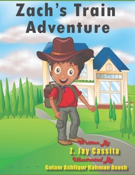 Paperback Zach's Train Adventure Book