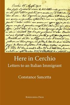 Paperback Here in Cerchio: Letters to an Italian Immigrant Book