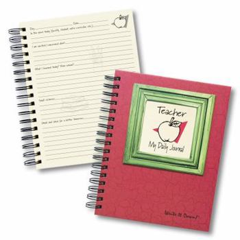 Spiral-bound Teacher, My Daily Journal (Red) Book