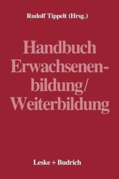 Paperback Handbuch Erwachsenenbildung/Weiterbildung [German] Book