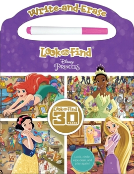 Board book Disney Princess: Write-And-Erase Look and Find Book