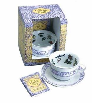 Paperback The Psychic Cup: Answer Life's Questions by Reading Tea Leaves [With Ceramic Cup & Saucer] Book