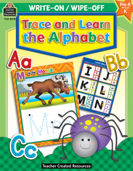 Paperback Write-On/Wipe-Off: Trace and Learn the Alphabet Book