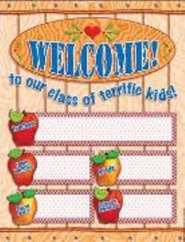 Office Product Scholastic Country Apple Welcome! Chart (TF2383) Book
