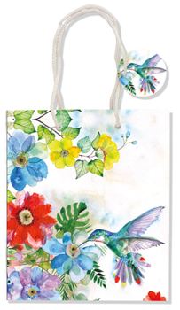 Hardcover Hummingbird Garden Gift Bag Book