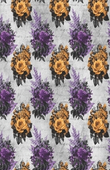 Paperback Dot Grid Journal Notebook: Halloween Floral - Bullet Planner Book - Dotted Grid - 5.5 X 8.5" 120 Pg - DIY Weekly Spread - Organizer - Habit Track Book