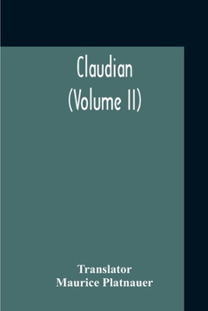 Paperback Claudian (Volume II) Book