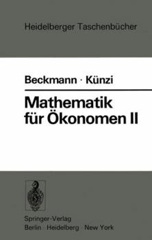 Paperback Mathematik Für Ökonomen II: Lineare Algebra [German] Book