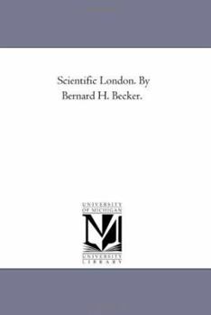 Paperback Scientific London. by Bernard H. Becker. Book