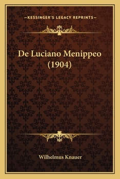 Paperback De Luciano Menippeo (1904) [Latin] Book