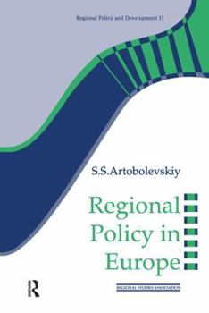 Hardcover Regional Policy in Europe Book