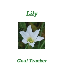 Paperback Lily Goal Tracker Book