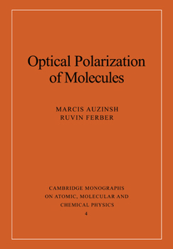 Paperback Optical Polarization of Molecules Book