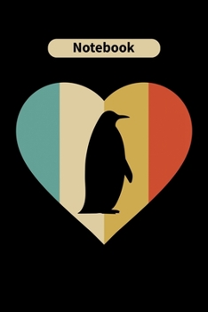 Notebook: Penguin Animal Lover Gift Diary | Blank Date & Blank Lined Notebook Journal | 6x9 Inch 120 Pages White Paper