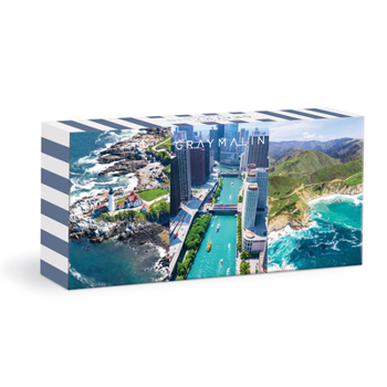 Misc. Gray Malin the USA Aerials 3-In-1 Puzzle Set Book
