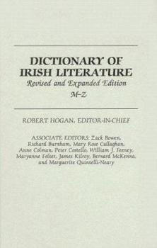 Hardcover Dictionary of Irish Literature: M-Z Book