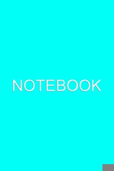 Notebook: Aqua Color (College Ruled 120 Pages): for Writing, Journaling, Notekeeping at School, Home or Work (Jacky Diamonds Notebooks)